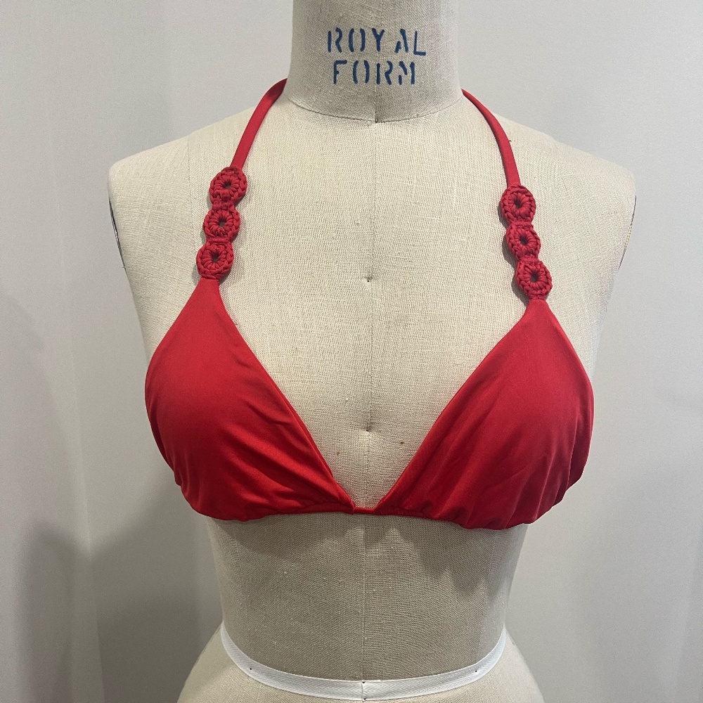 Peixoto crochet accent bikini top